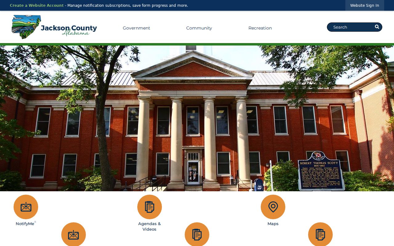 Jackson County court docket county government source