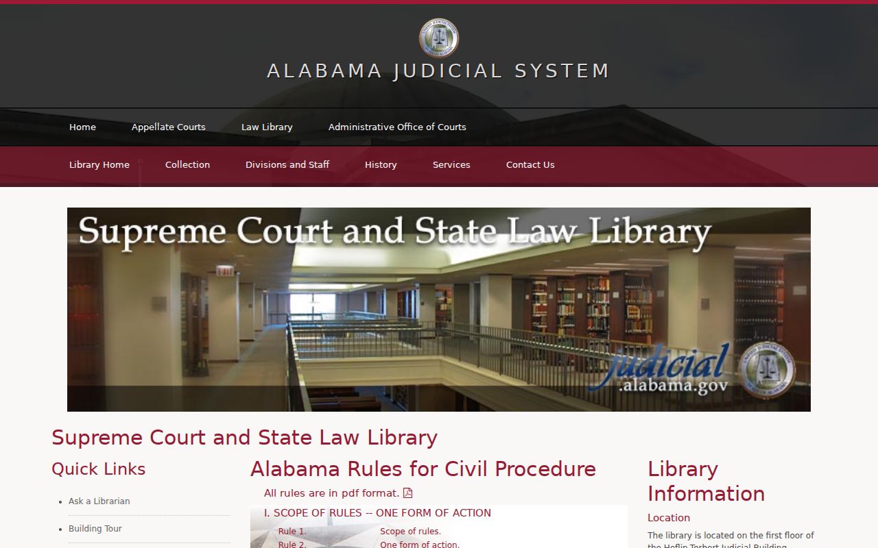 Jackson County civil docket Alabama civil procedure source