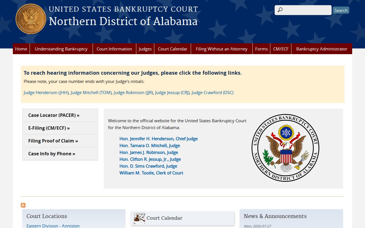 Skyline court docket comparison with Northern District bankruptcy records